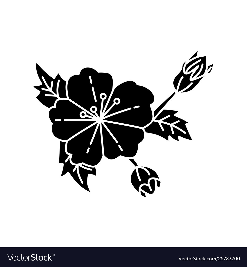 Flower leaf design template