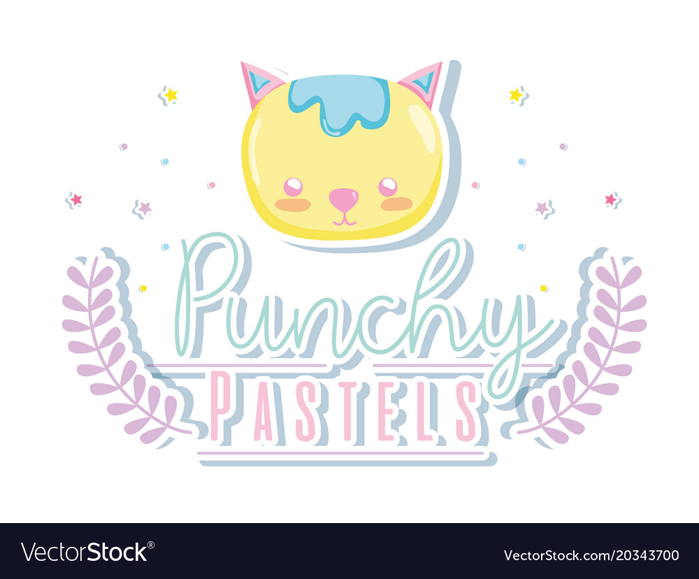 Punchy Pastell trendy Konzept