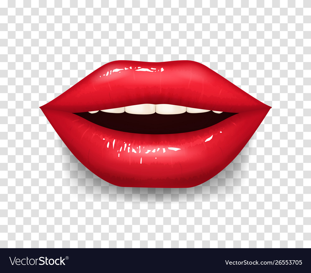 Realistic 3d Detailed Sexy Woman Lips Royalty Free Vector