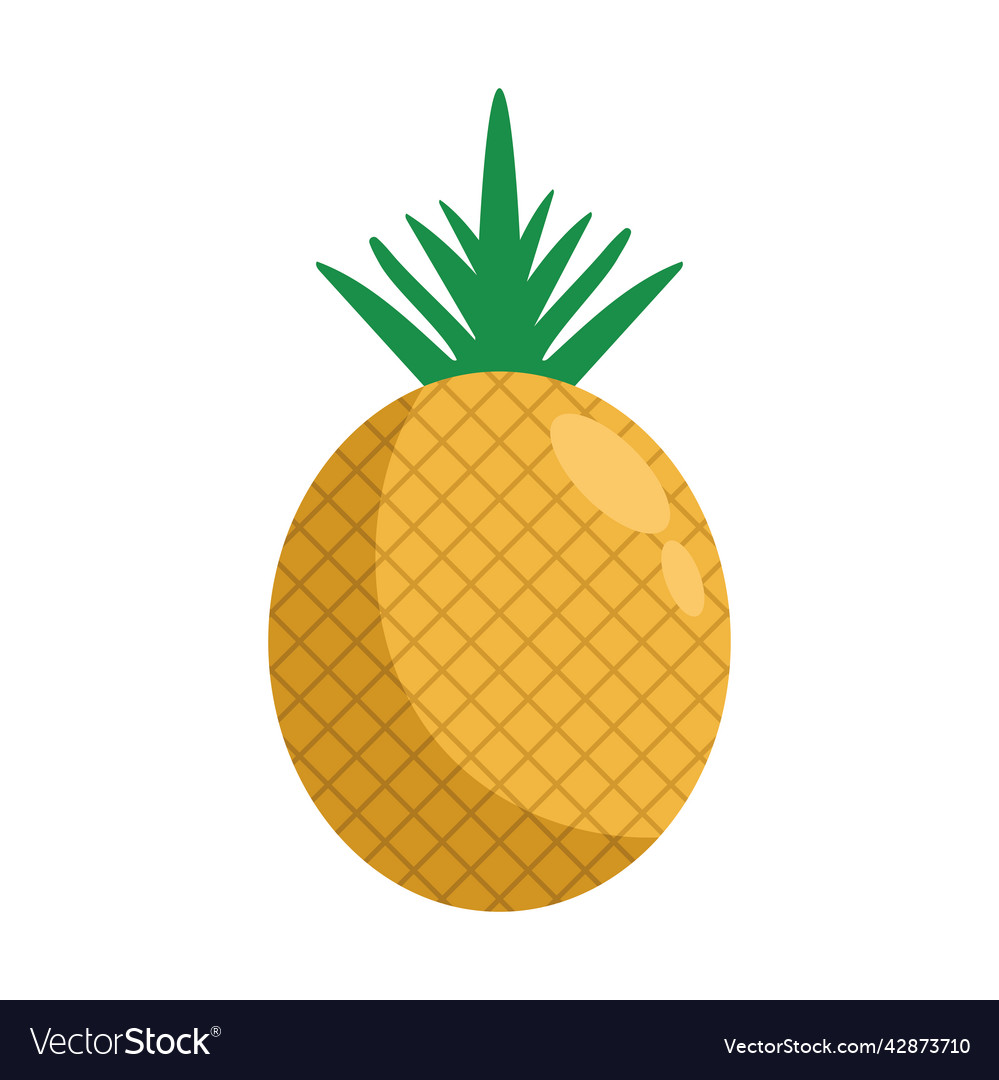 Fresh Pineapple Fruit Royalty Free Vector Image 3639