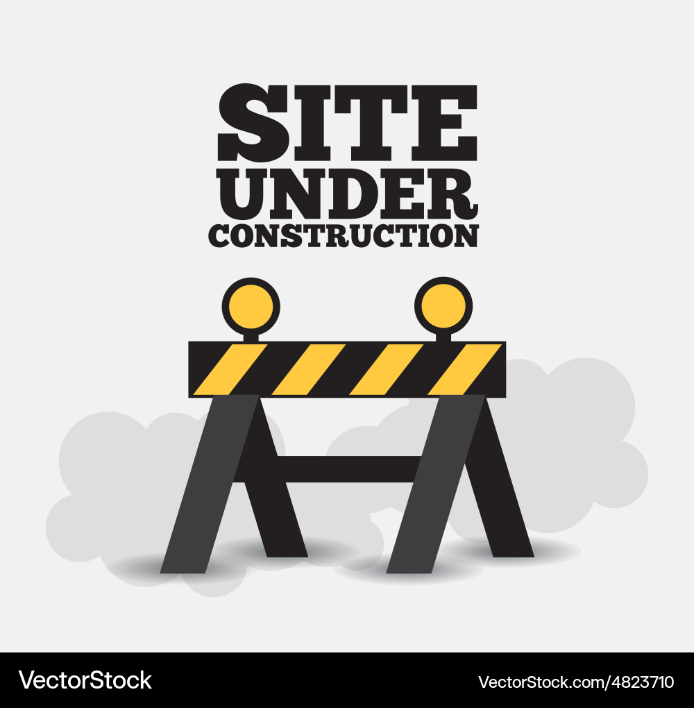 Under construction design Royalty Free Vector Image