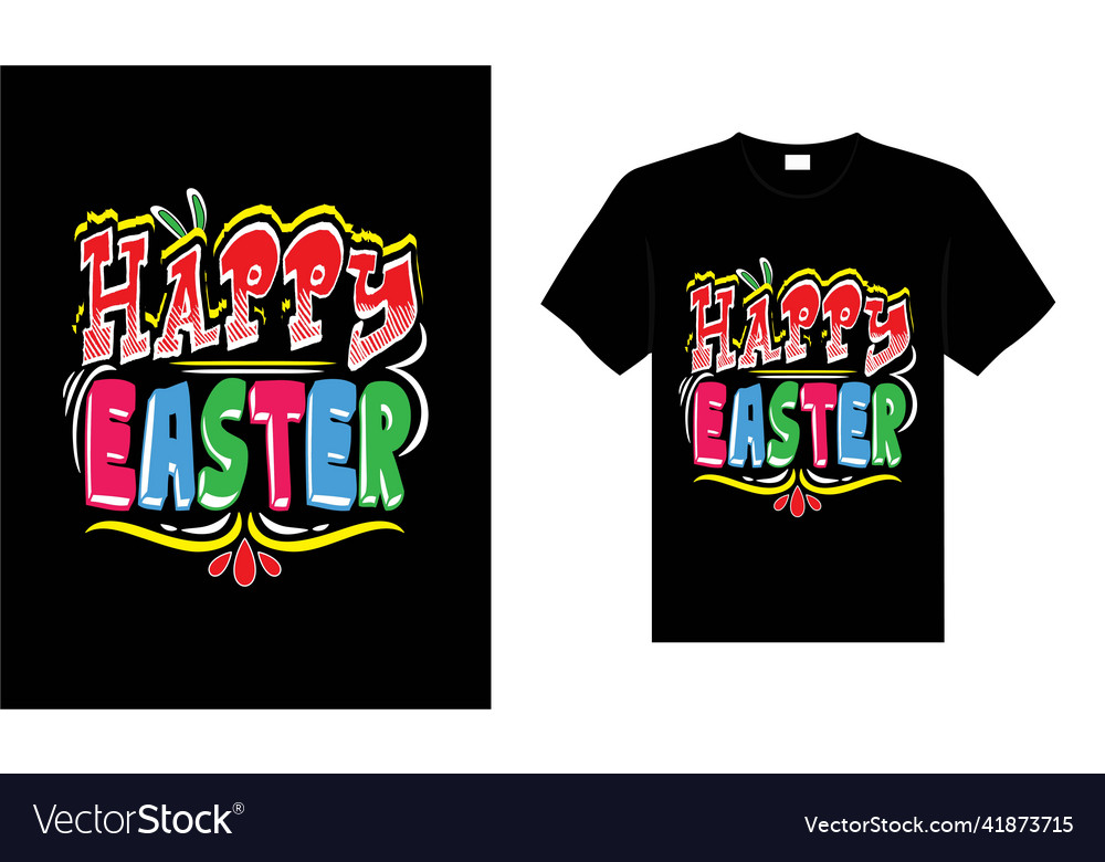 Happy easter Royalty Free Vector Image - VectorStock