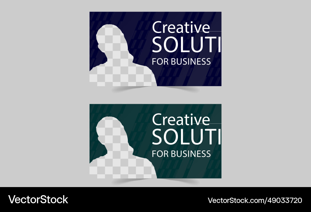 Business Thumbnail Design Royalty Free Vector Image