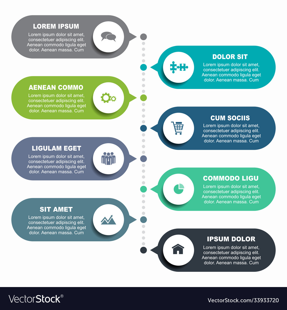 Infographic design template with place for your Vector Image