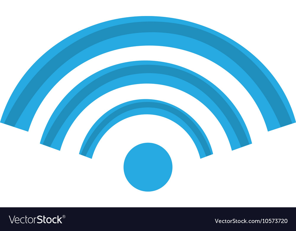 wifi waves isolated icon royalty free vector image