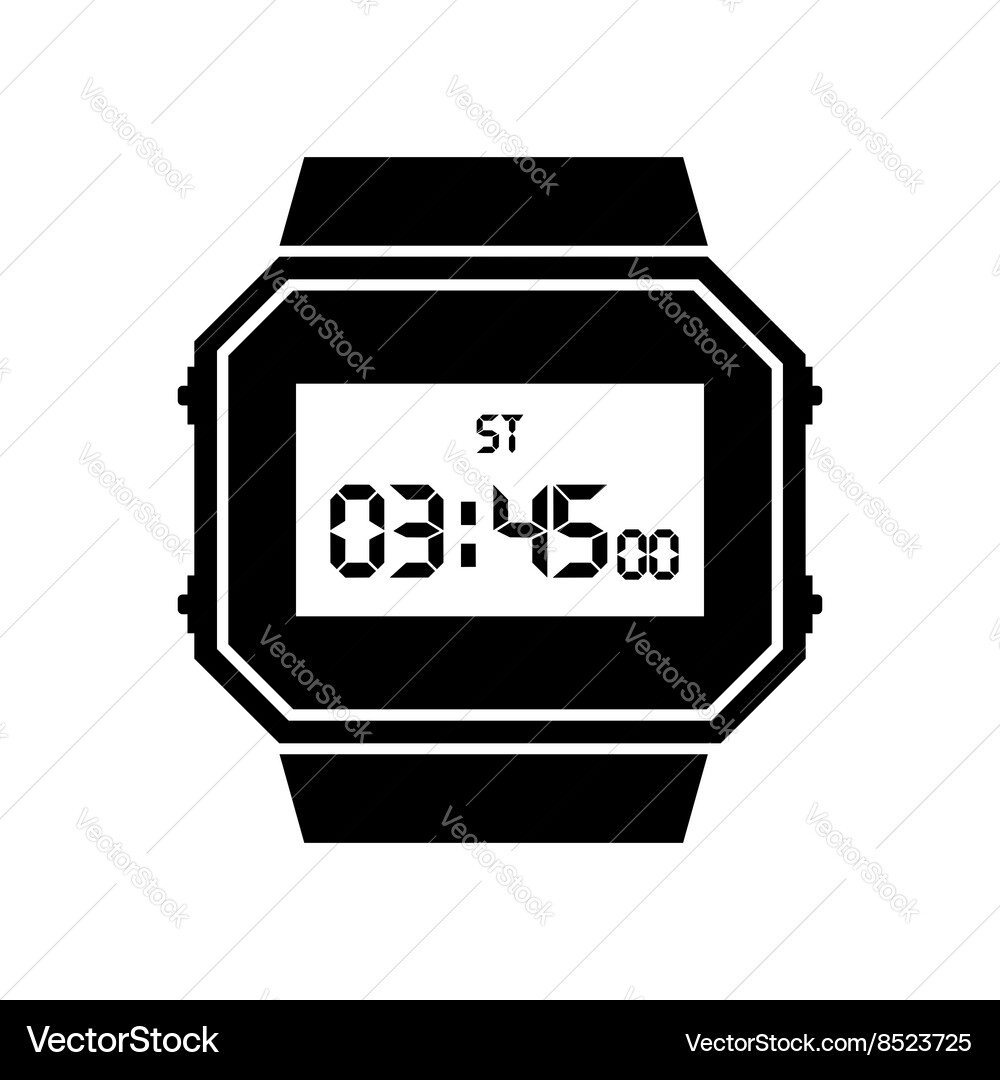 Clock icon simple Royalty Free Vector Image - VectorStock