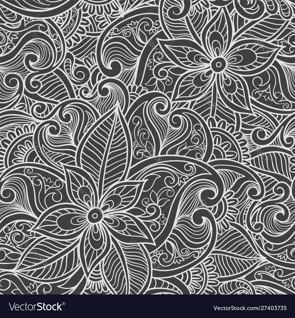 Paisley seamless pattern vector image Paisley seamless pattern