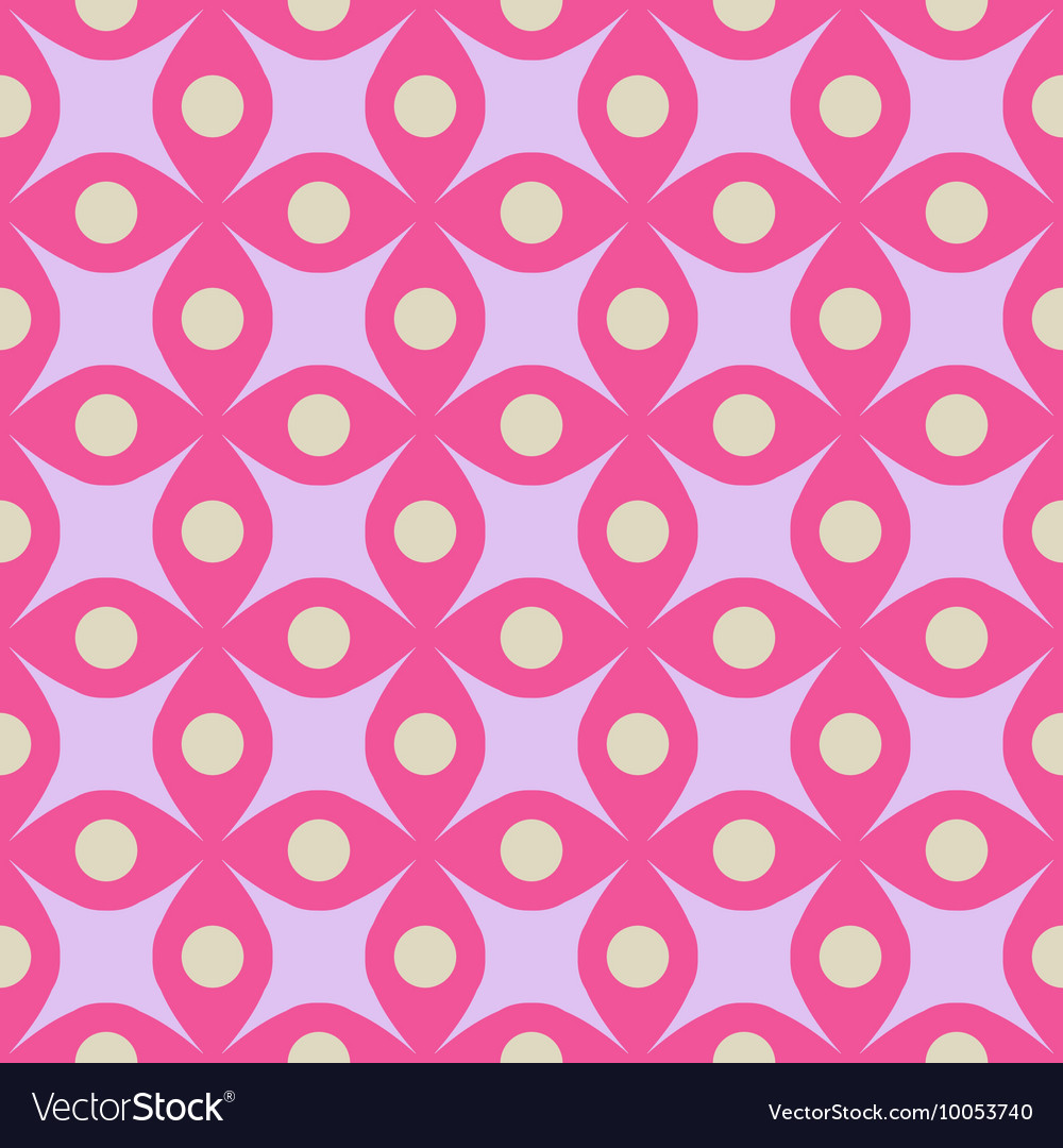 Circle and rhombus color seamless pattern