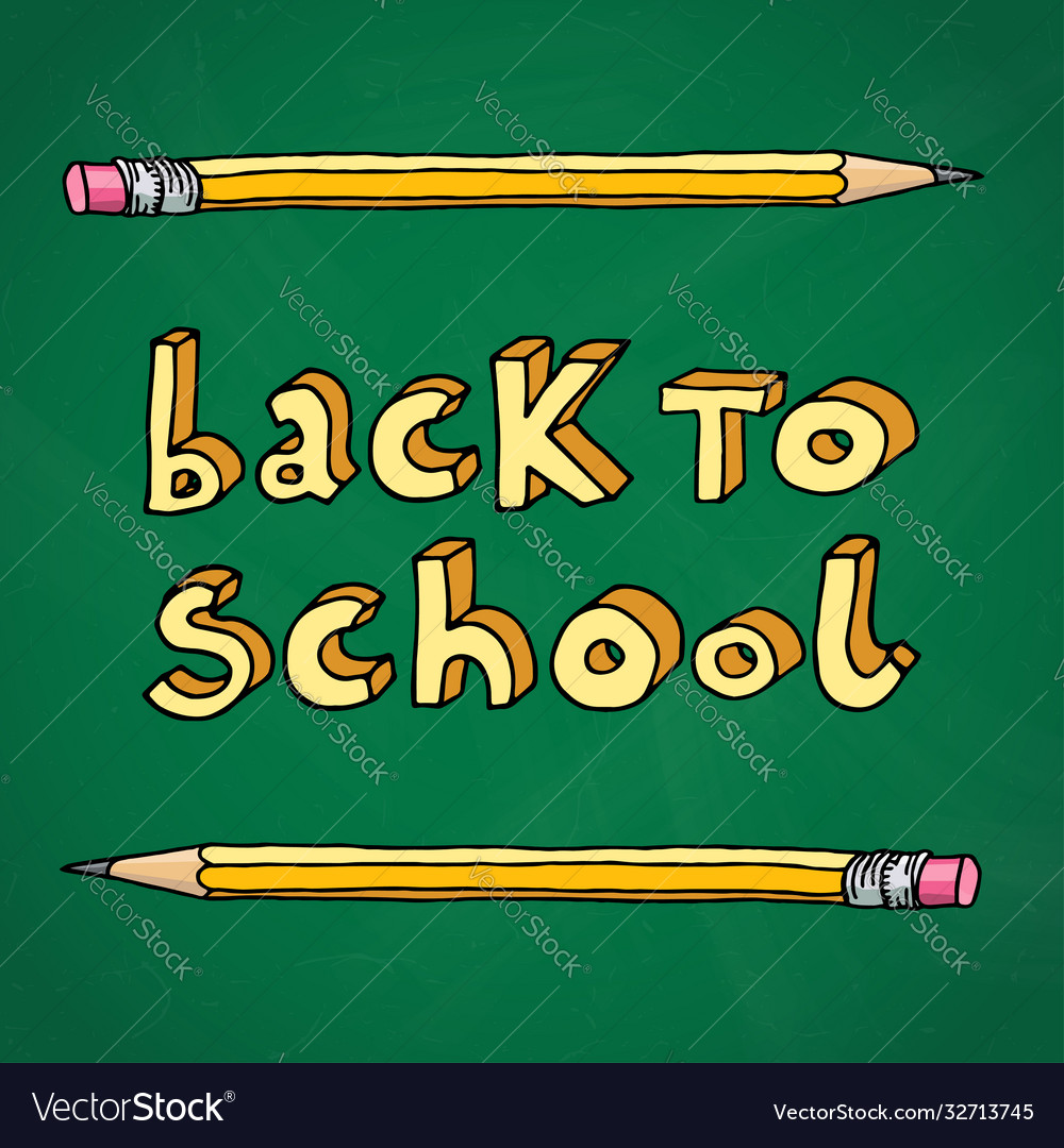 Back to school Royalty Free Vector Image - VectorStock