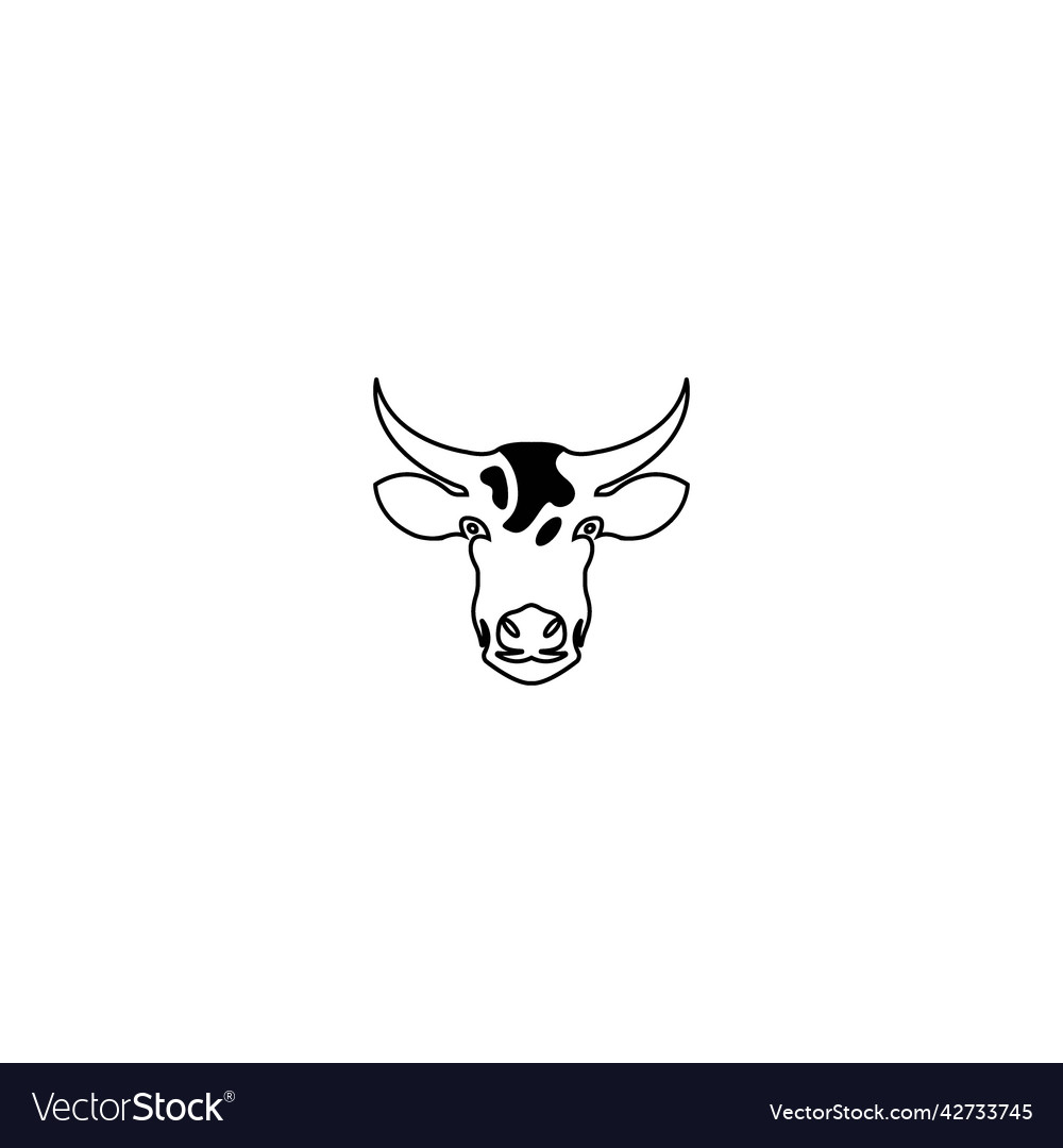 Cow logo Royalty Free Vector Image - VectorStock