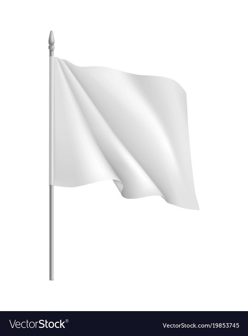 Flag Mockup Royalty Free Vector Image Vectorstock