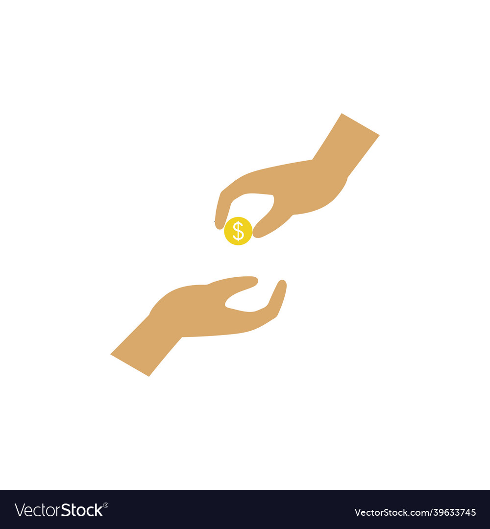 Give m oney icon design template isolated