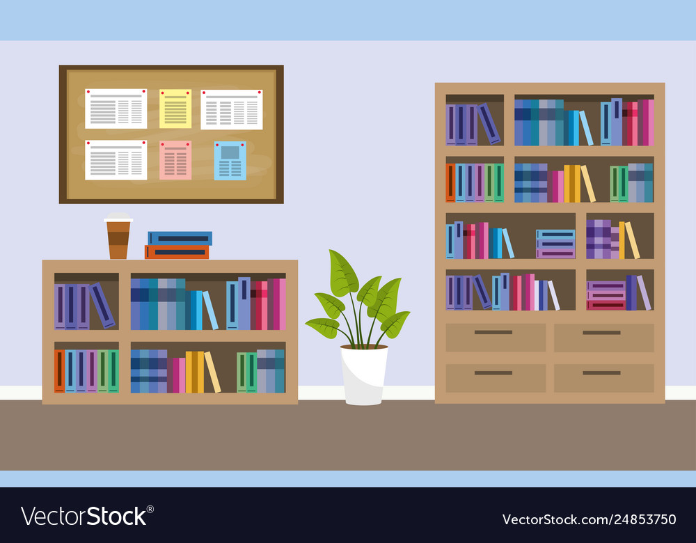 Furniture room cartoon Royalty Free Vector Image