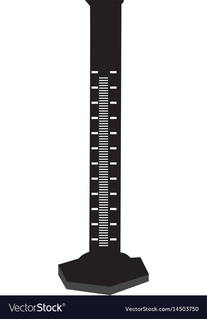 Isolated graduated cylinder