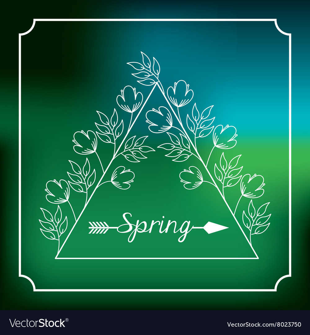 Spring season design Royalty Free Vector Image