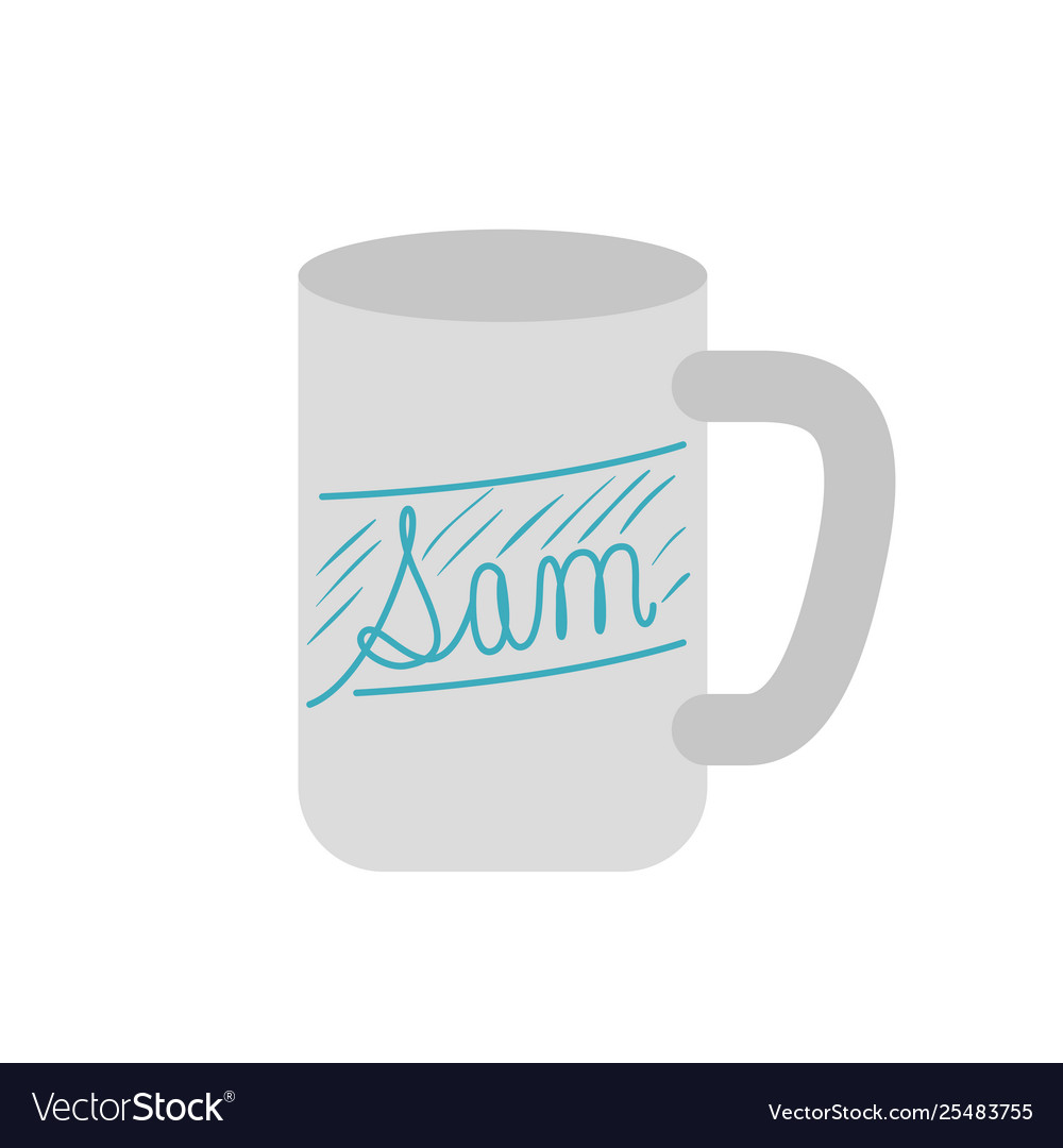 Cup cfee with white background