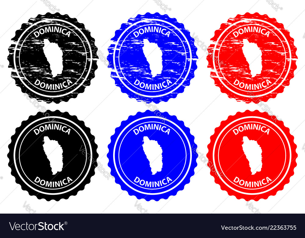 Dominica rubber stamp