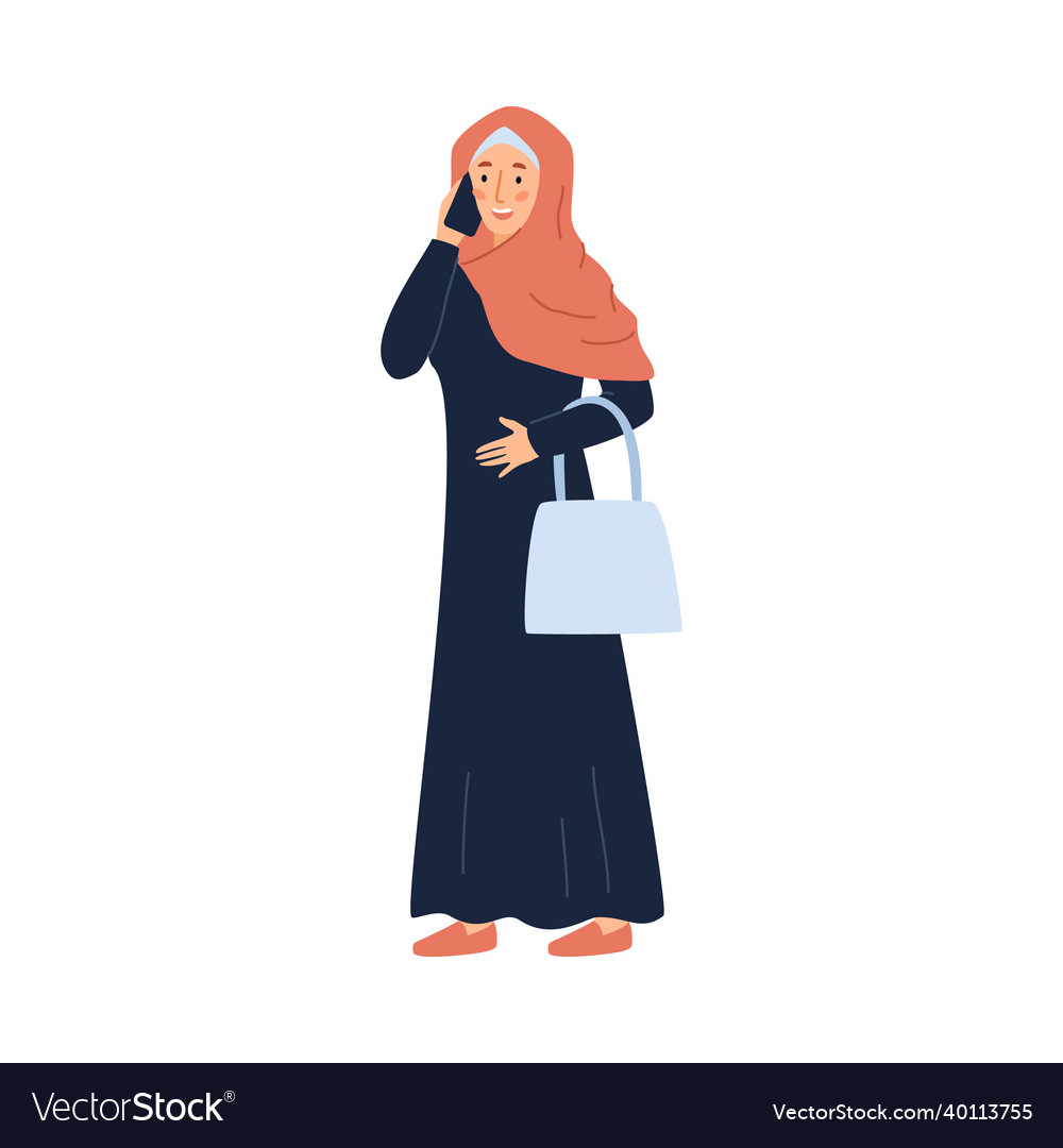 Premium Vector  Young muslimah woman hold quran book profile