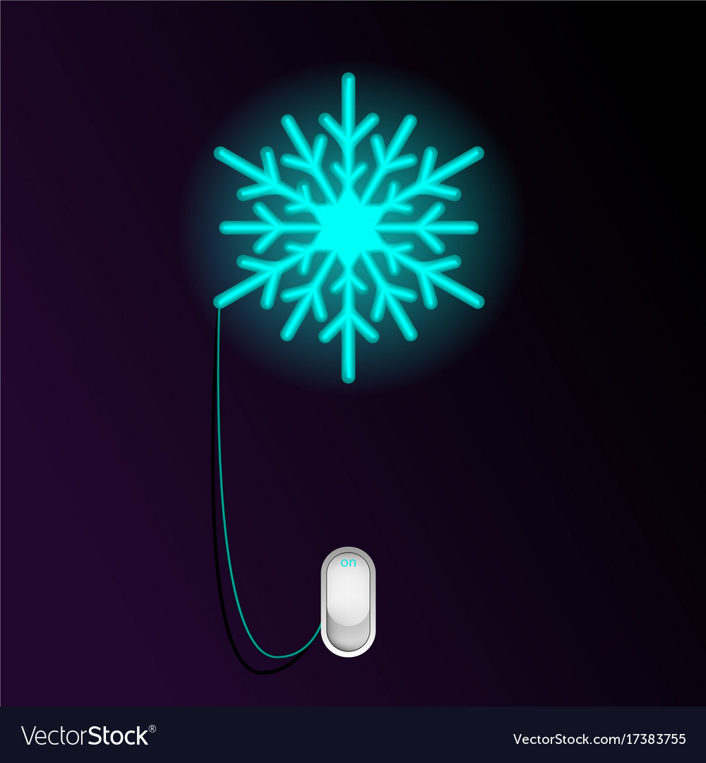 New year and christmas design concept with neon