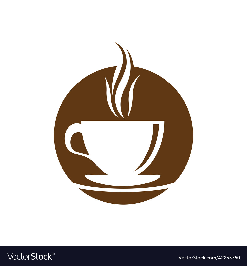 Coffee cup logo images Royalty Free Vector Image