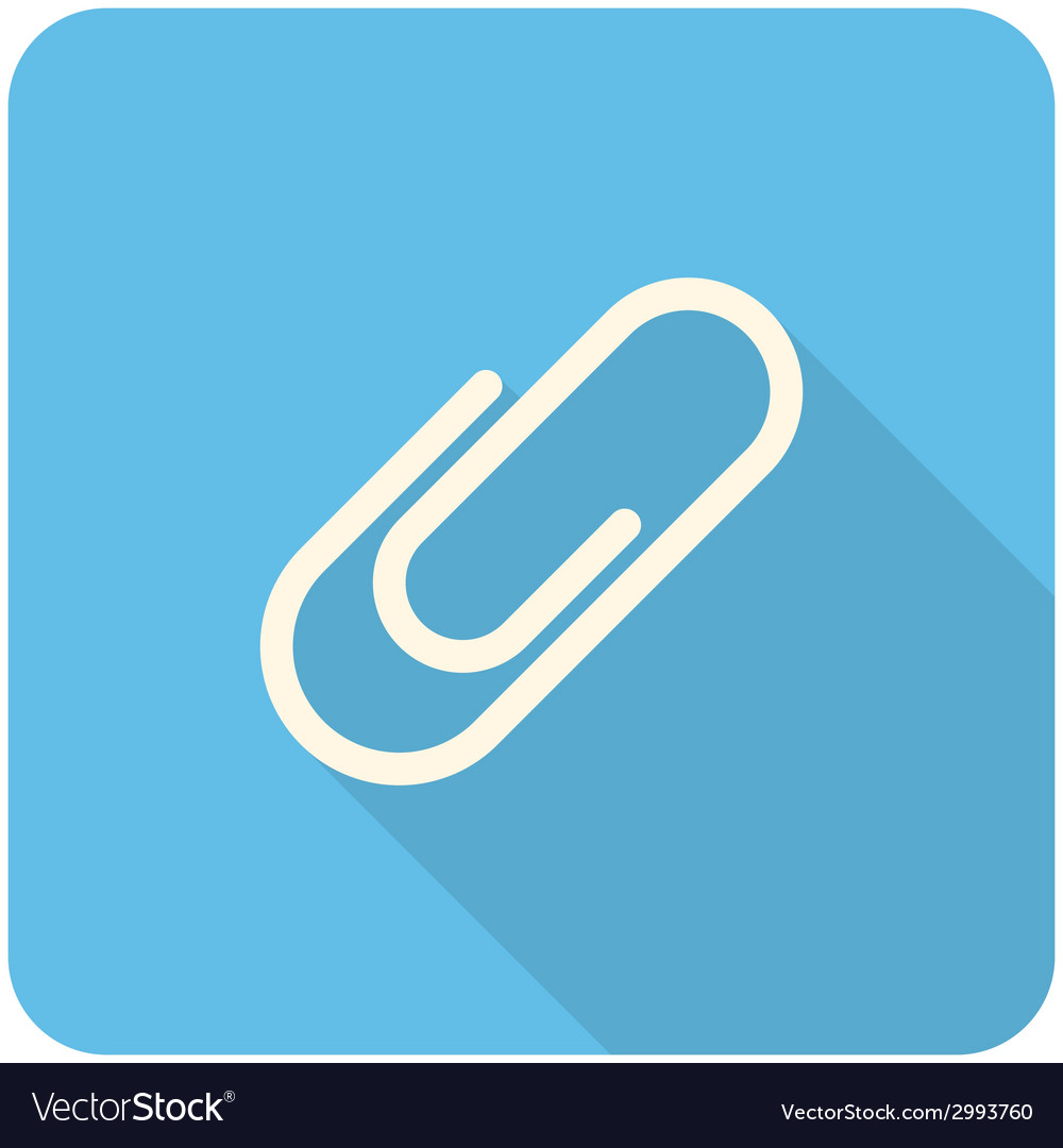 Paperclip icon Royalty Free Vector Image - VectorStock