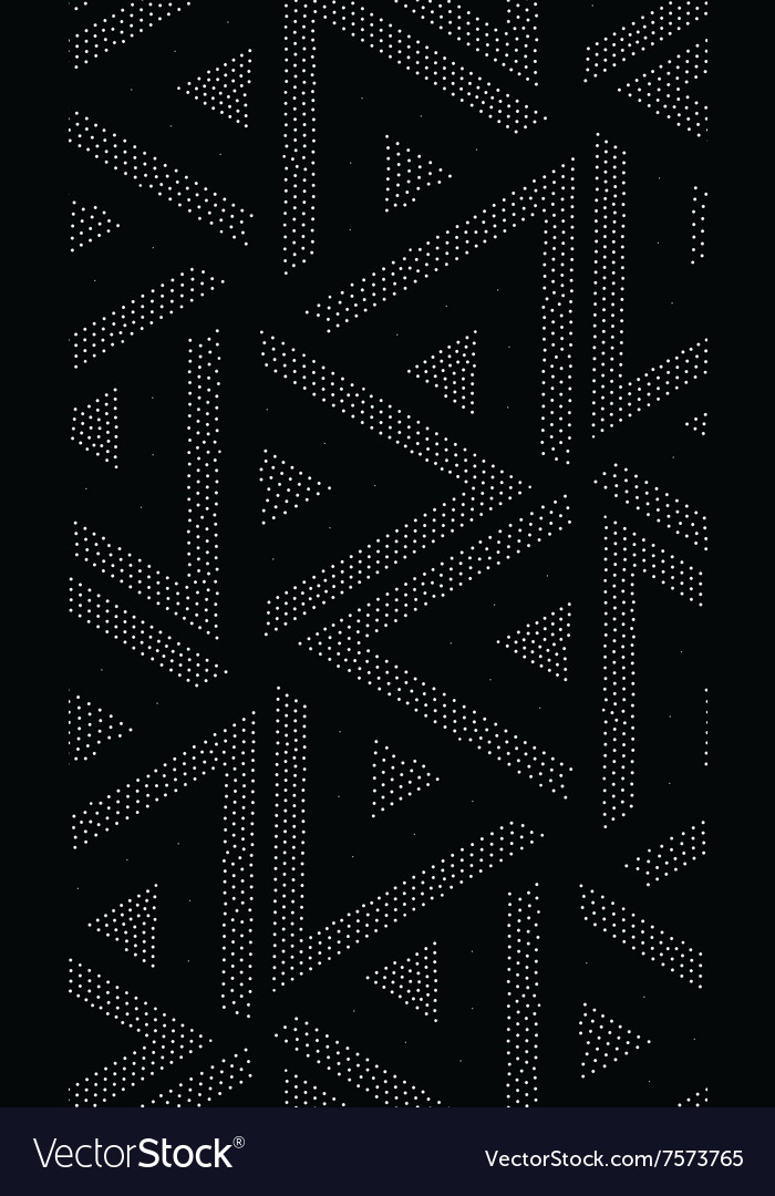 Geometric seamless dot pattern Royalty Free Vector Image