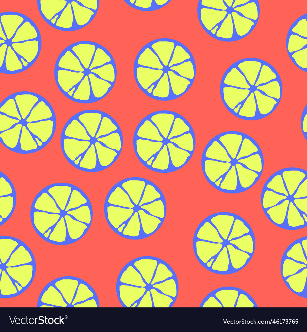 Lemon seamless background