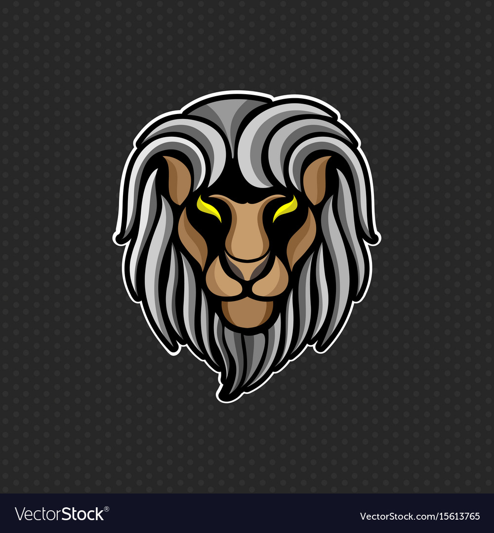 Lion Logo Design Vorlage Kopf Symbol