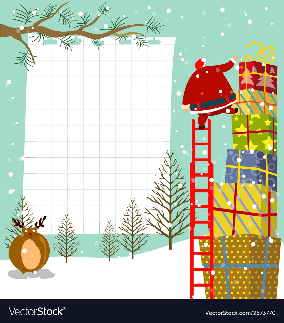 Christmas greeting card Royalty Free Vector Image