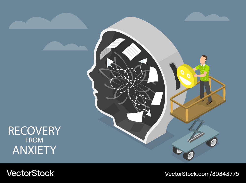 3d isometric flat conceptual Royalty Free Vector Image