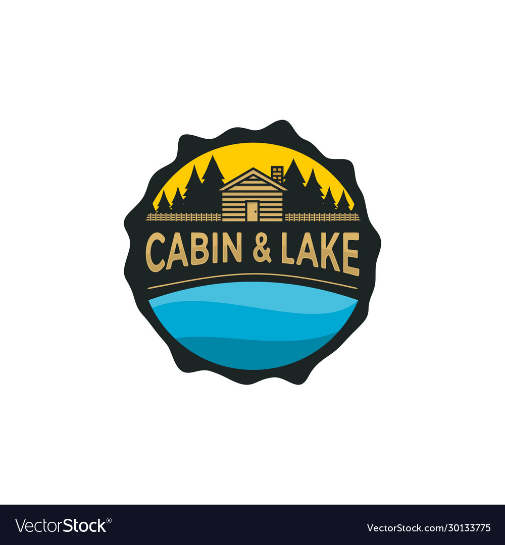 Cabin and lake