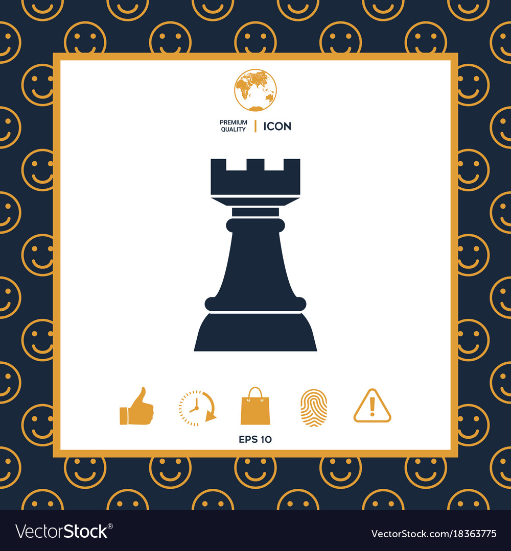 Chess rooks Royalty Free Vector Image - VectorStock