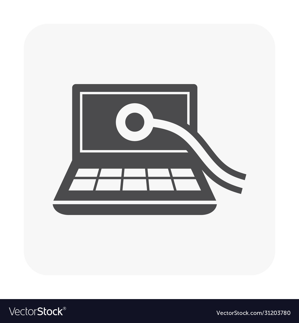 Computer testing icon