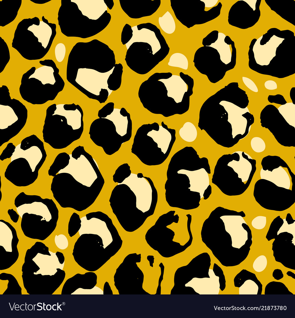 Leopard print seamless pattern