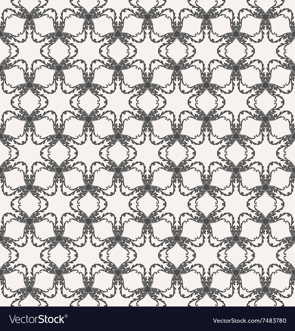 Seamless pattern with art ornament