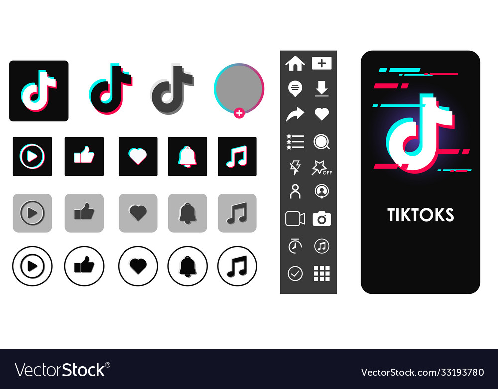 Social media templates modern design icon