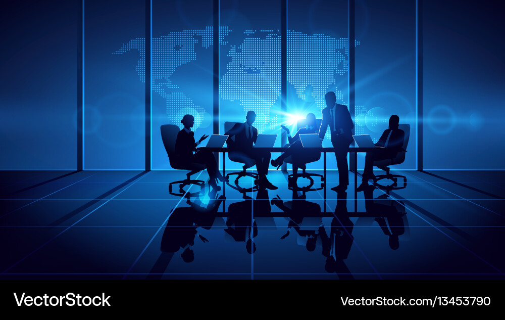 Business people teamwork Royalty Free Vector Image