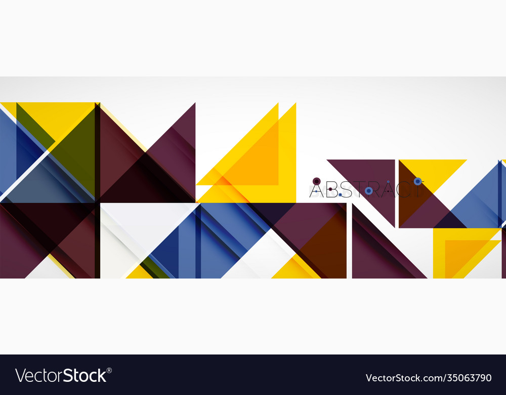 Geometric abstract background techno color