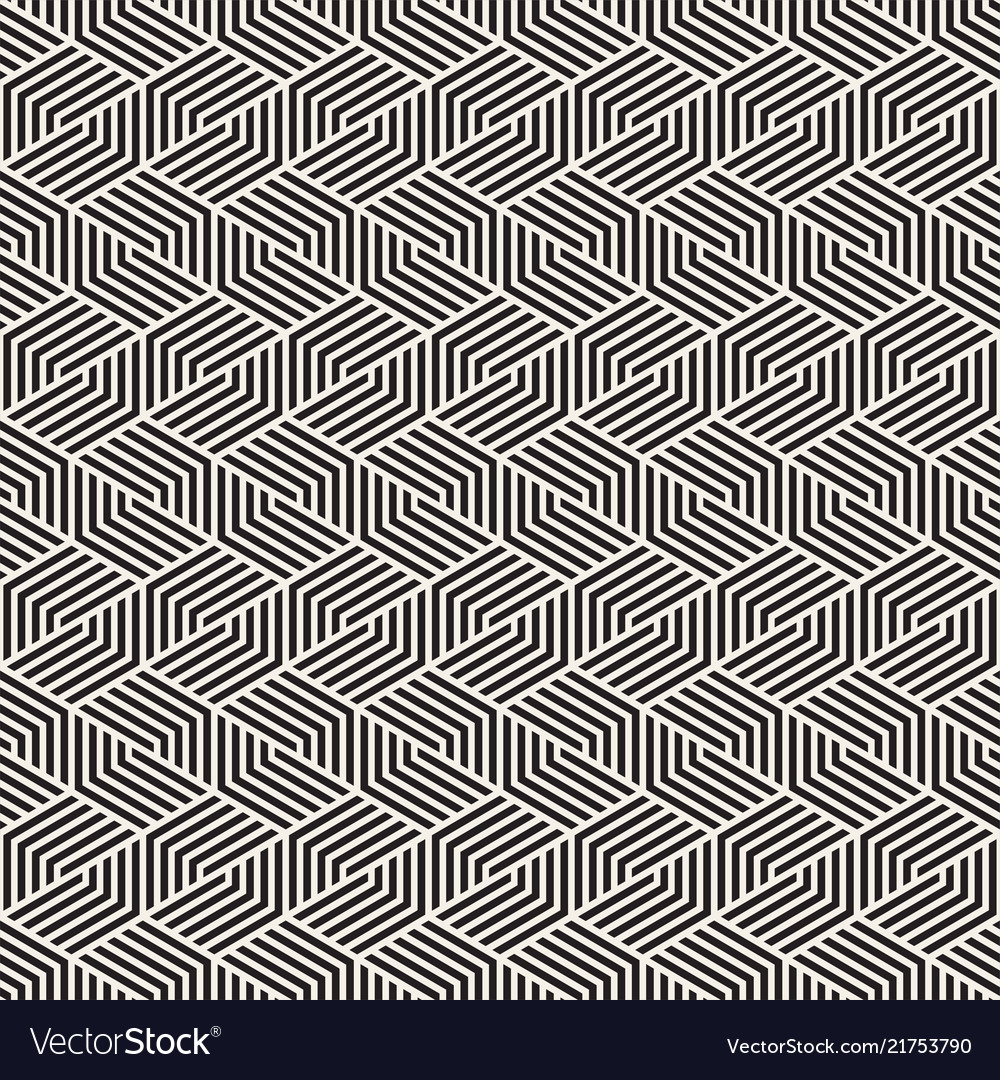 Seamless lines mosaic pattern modern stylish Vector Image