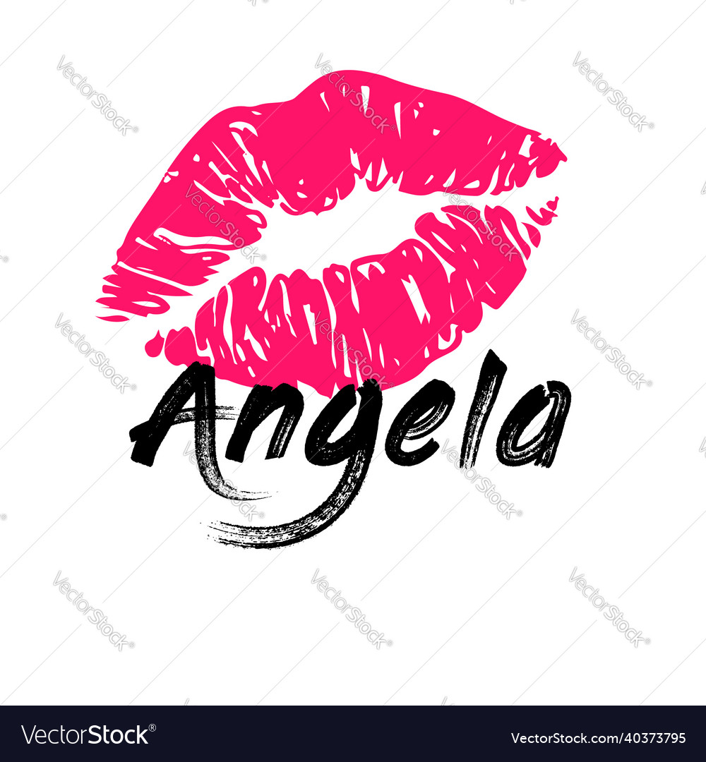 Angela Royalty Free Vector Image - VectorStock