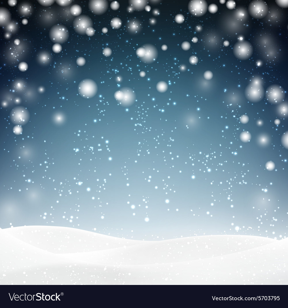 Christmas snowy background