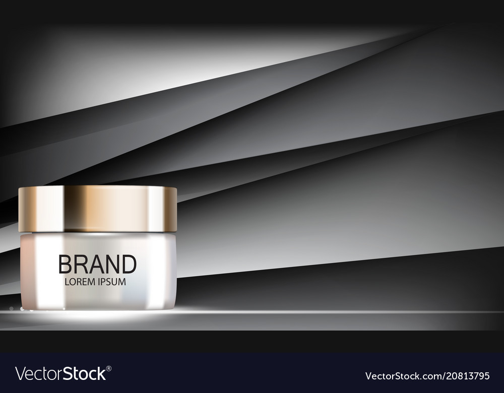 Design cosmetics product template for ads o Vector Image