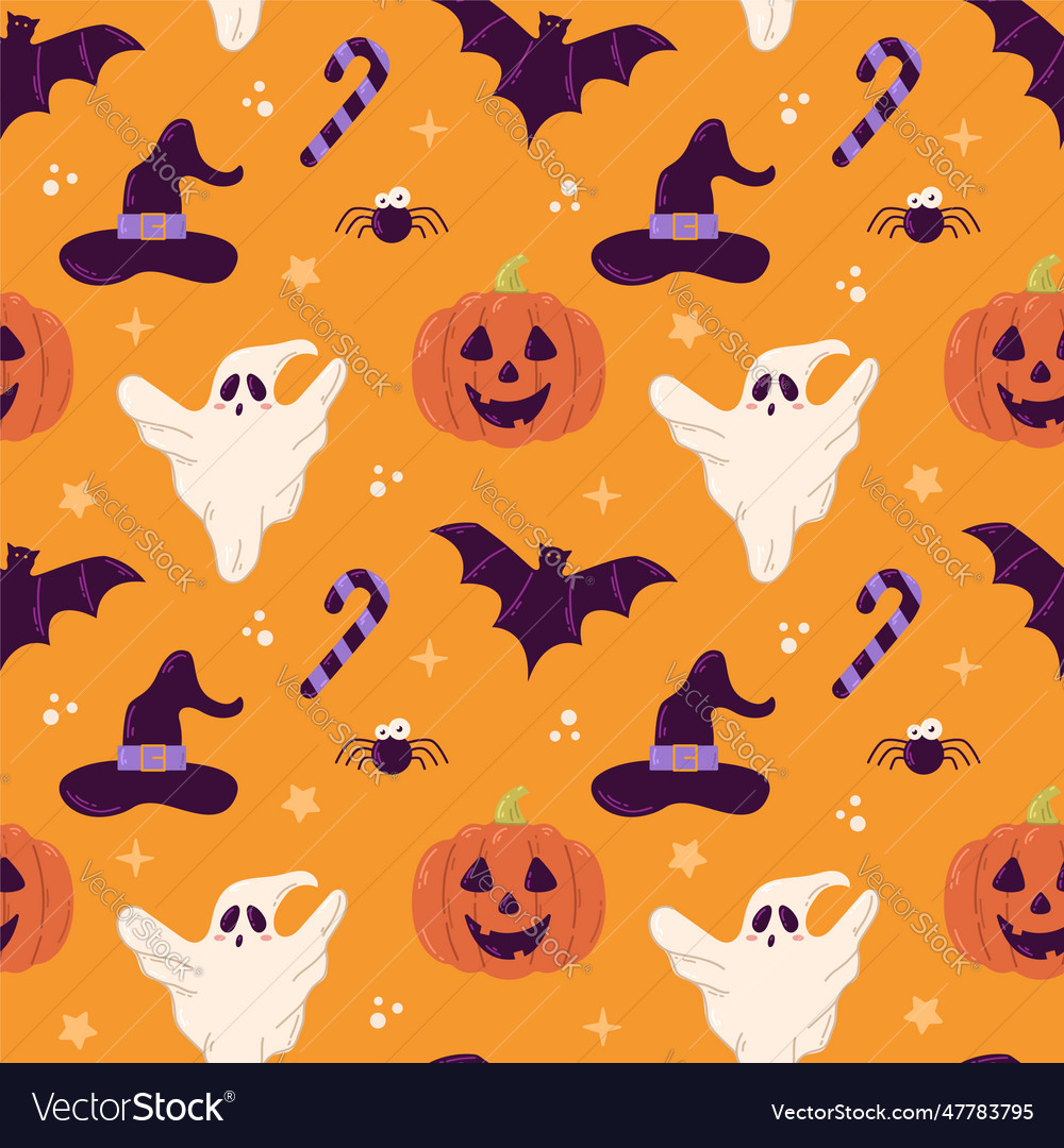 Halloween nahtlose Muster Design