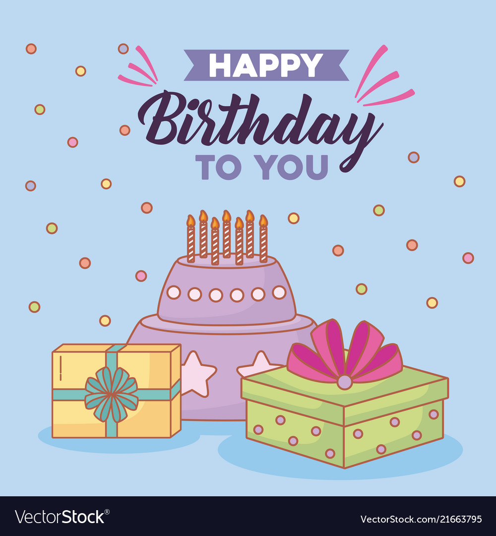 Happy birthday design Royalty Free Vector Image