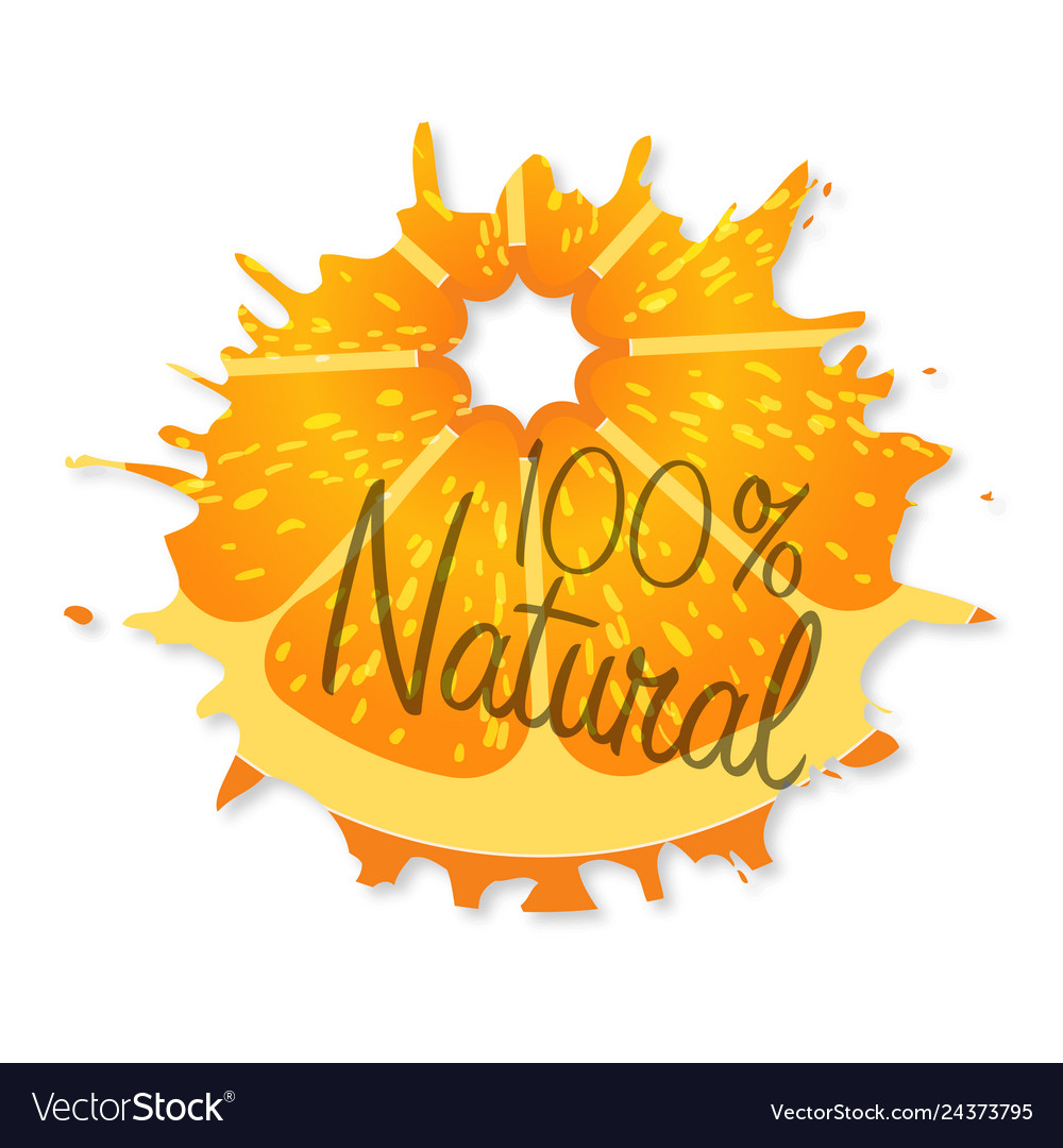 Logo natur orange mit schatten auf weiß