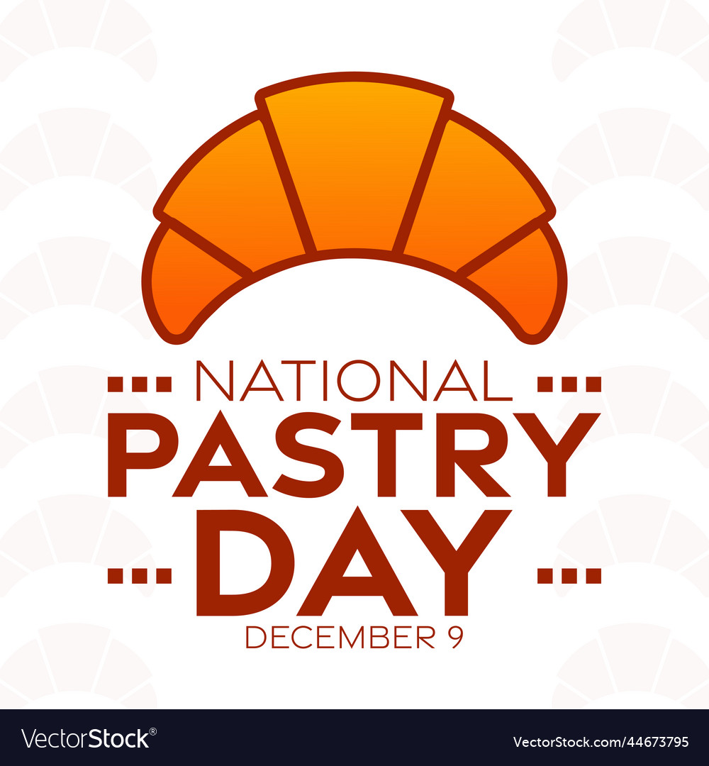 National pastry day december 9