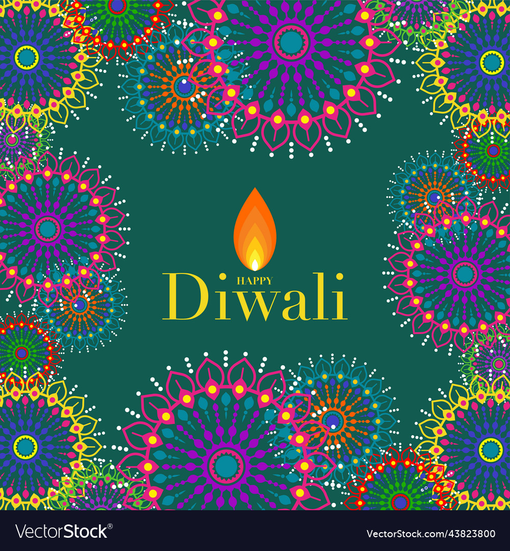 Diwali 074 Royalty Free Vector Image VectorStock Diwali 074 Royalty Free Vector Image VectorStock