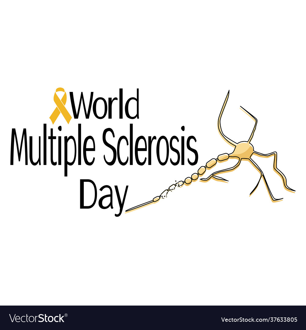 World multiple sclerosis day schematic