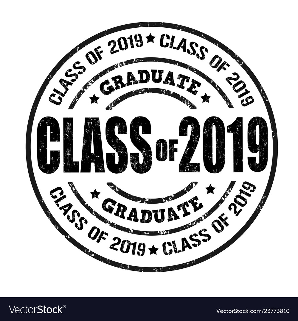 Class of 2018 stamp Royalty Free Vector Image - VectorStock