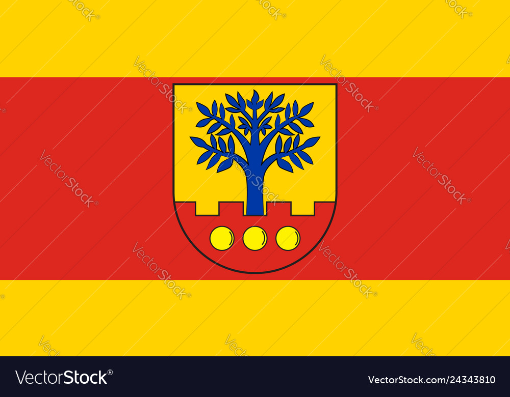 Flag of ascheberg in north rhine-westphalia Vector Image